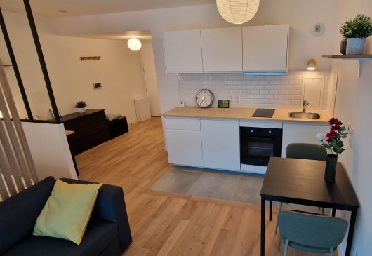 Spacious new studio with terrace