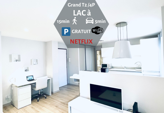 Magnifique T2 4min du LAC P gratuit