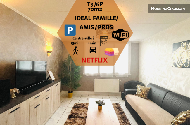 Beautiful T3 5min from the hospital