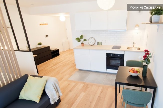 Spacious new studio with terrace