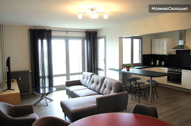 Furnished T3, beautiful view