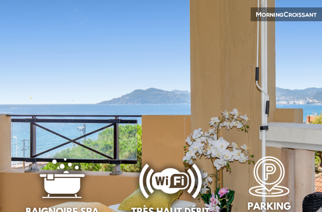 T2 with sea view 100m from beaches