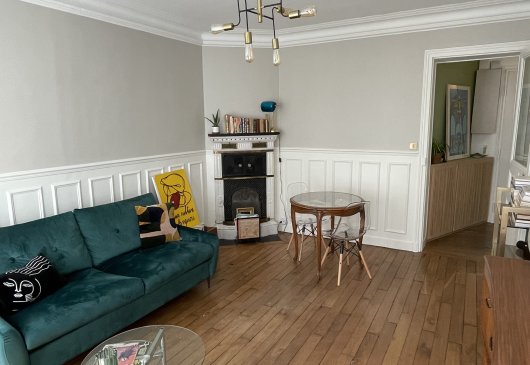 Furnished, 48m2, Louis Blanc