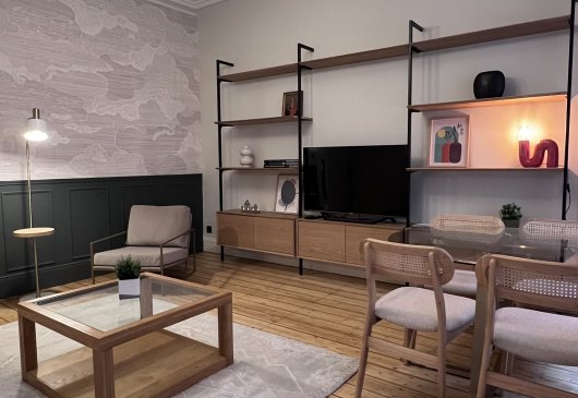 3-room apartment renovated centre