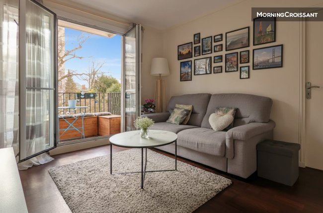 3P furnished Saint-Cloud - Balcony