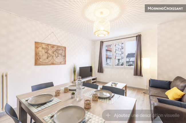 85 m² furnished flat