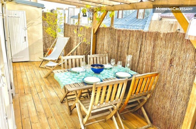 4 Pers with terrace Paris Centre