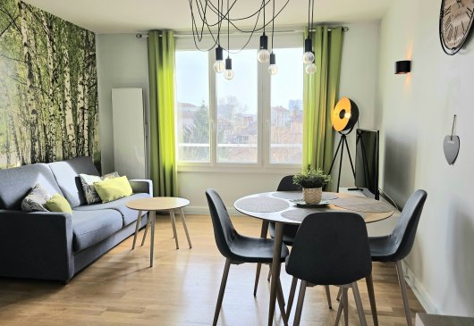 Lyon 8 -2 CH, Balcony and Garage