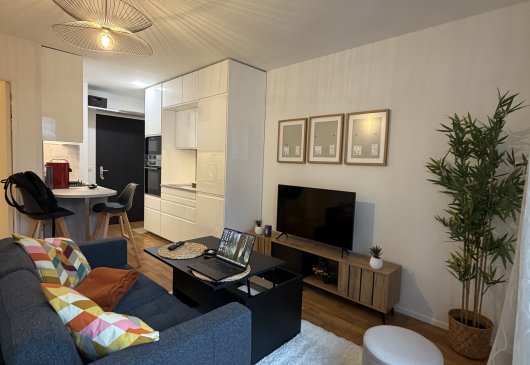 Mini 2-room apt 25m² Smart Home