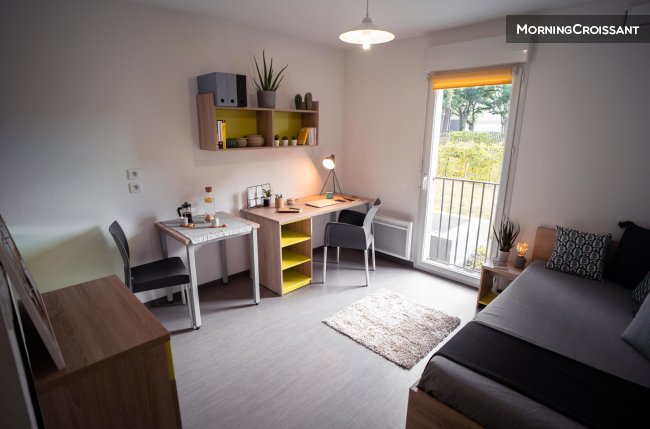 Furnished and equipped 18m² studio