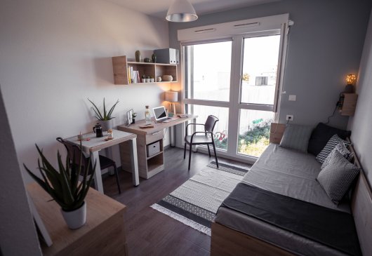 Furnished and equipped 18m² studio