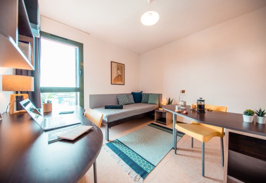 Furnished and equipped 18m² studio