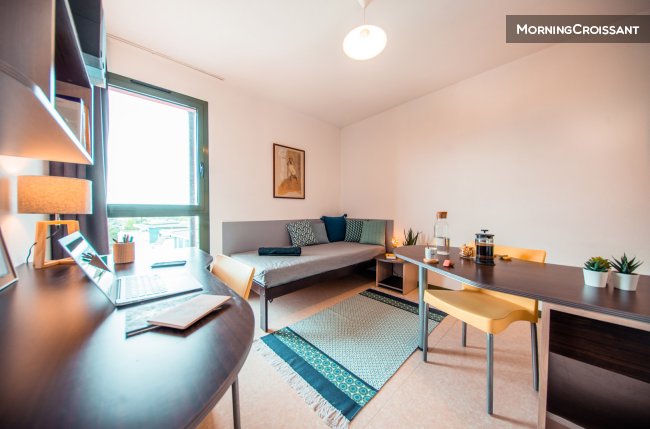 Furnished and equipped 18m² studio