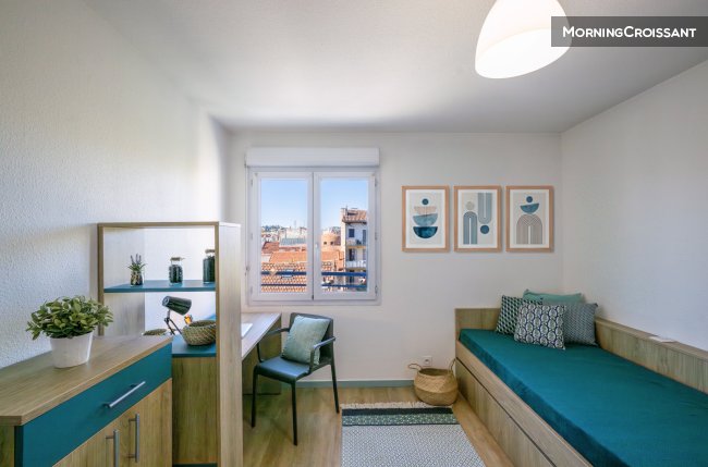 Furnished and equipped 18m² studio