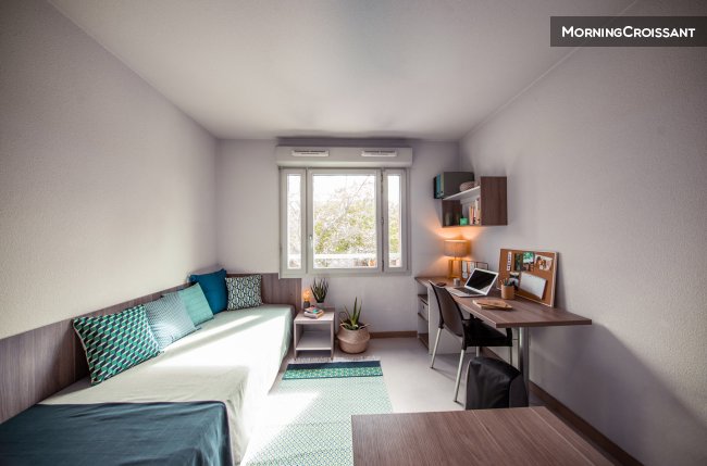 Furnished and equipped 18m² studio