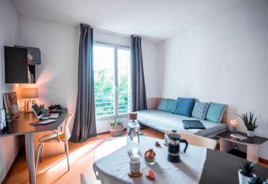 Furnished and equipped 18m² studio