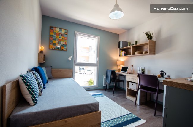 Furnished and equipped 18m² studio