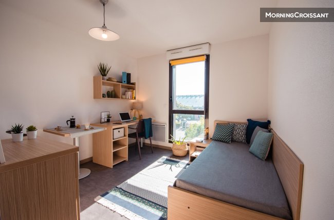 Furnished and equipped 18m² studio