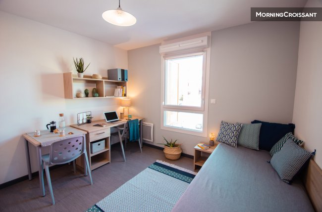 Furnished and equipped 18m² studio