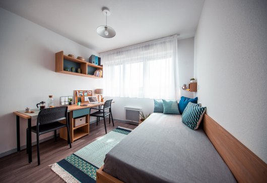 Furnished and equipped 18m² studio