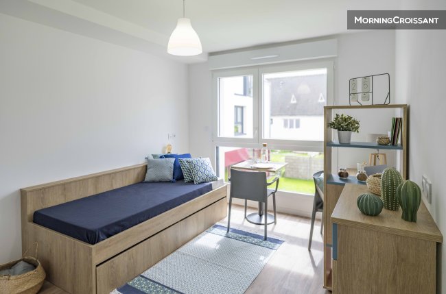 Furnished and equipped 18m² studio