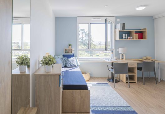 Furnished and equipped 18m² studio