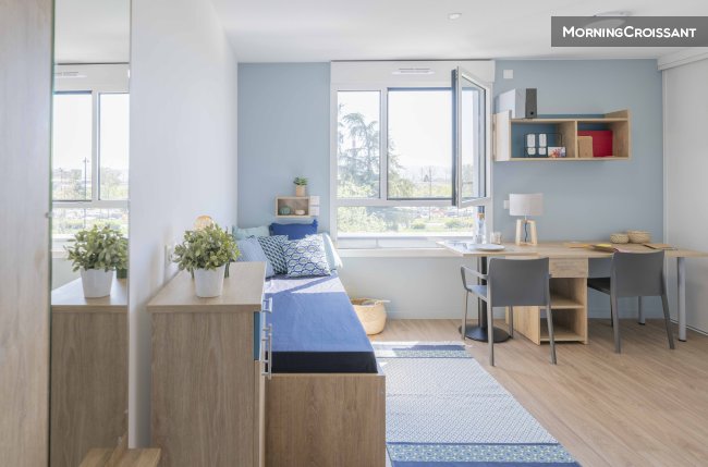 Furnished and equipped 18m² studio