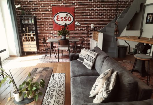 T2 bis duplex loft with terrace