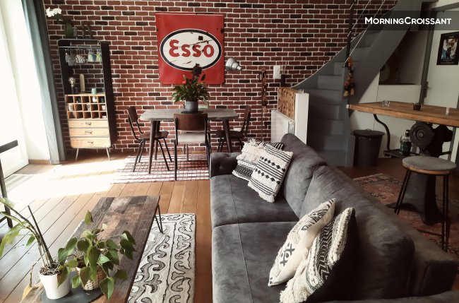 T2 bis duplex loft with terrace