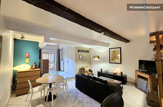 Apt 1 bedroom, terrace and garage