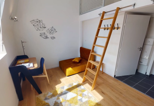 Fully furnished studio