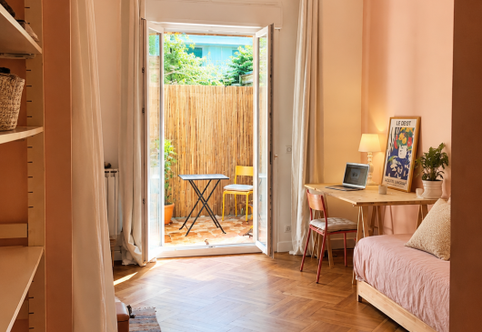 Renovated studio with terrace