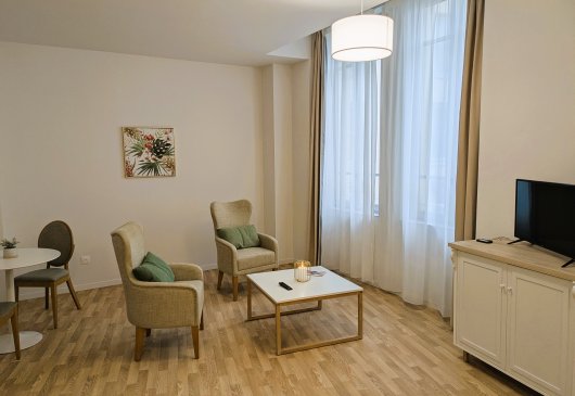 2-room furnished in the city centre