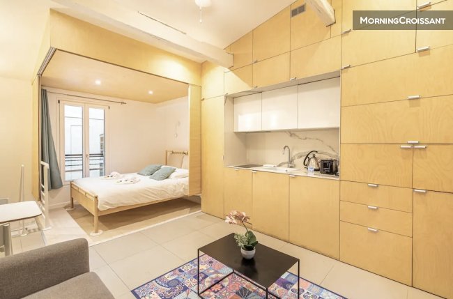 Optimised duplex studio in Charonne