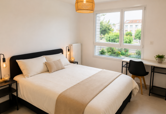 2BR Marseille with parking & Wi-Fi
