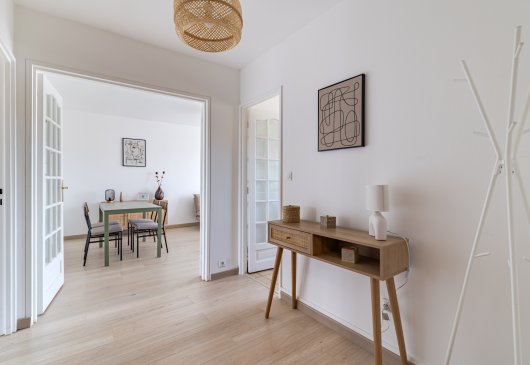 Furnished 3-room flat