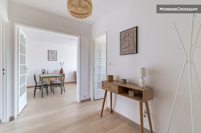 Furnished 3-room flat