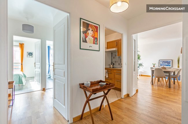 3-room flat – large balcony, bright