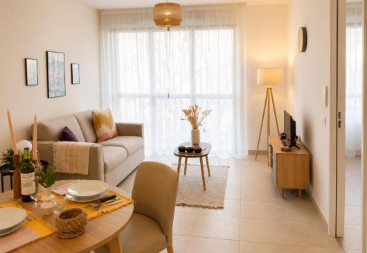 Flat in a residential block