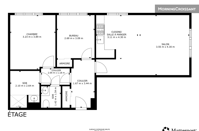 New flat with services
