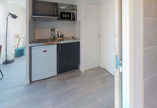 Spacious studio flat in a residence