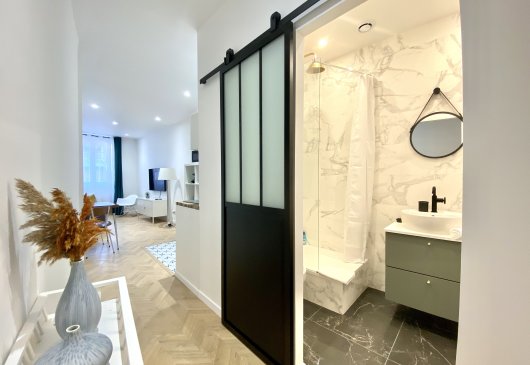 Furnished flat + parking space