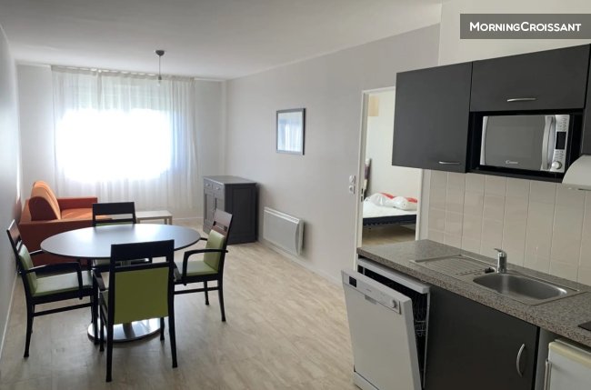 Furnished flat in a residence