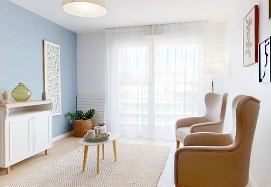 Beautiful furnished 2-room apt