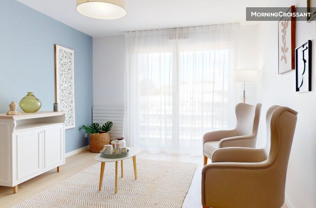 Beautiful furnished 2-room apt