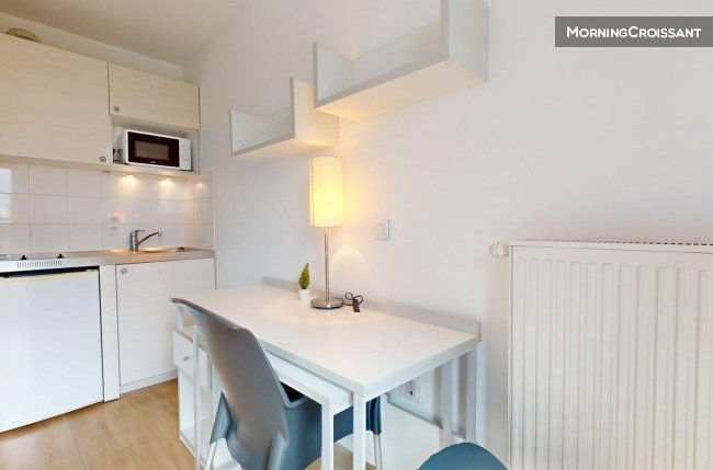 Furnished 19m2 studio in residence