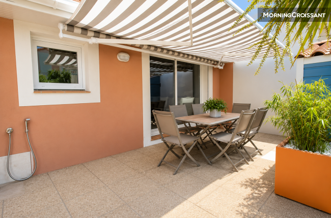 Furnished flat, 55m², terrace