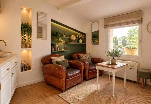 Furnished flat in Valbonne village