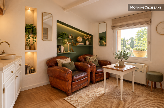 Furnished flat in Valbonne village