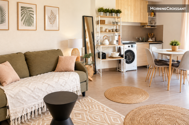 Cosy flat w/ private access to sea